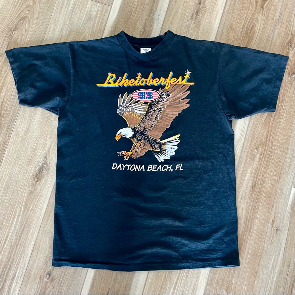 Vintage 1993 Daytona Beach Biketoberfest T-Shirt